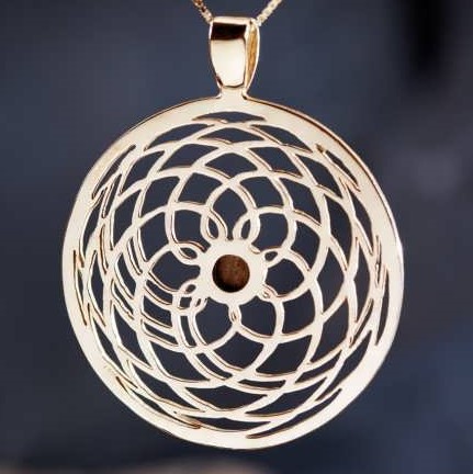 Mars Gold Pendant