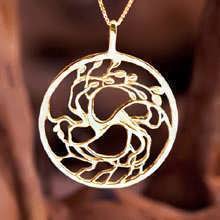 Tree of Love Pendant in Gold